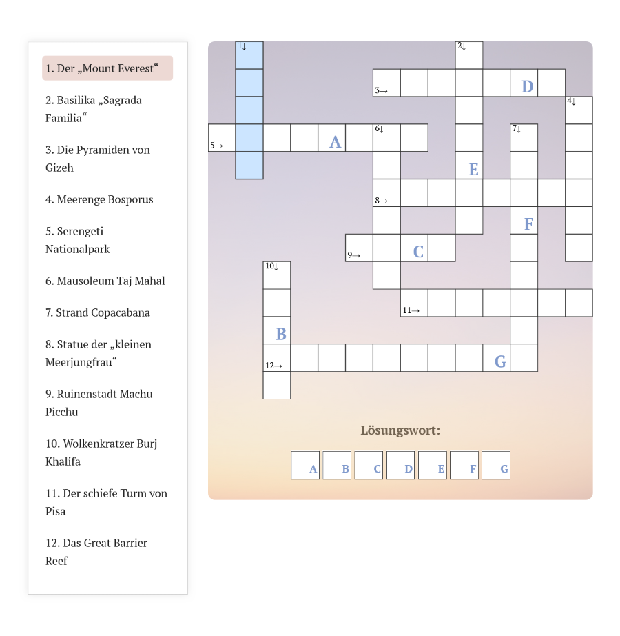 Crossword